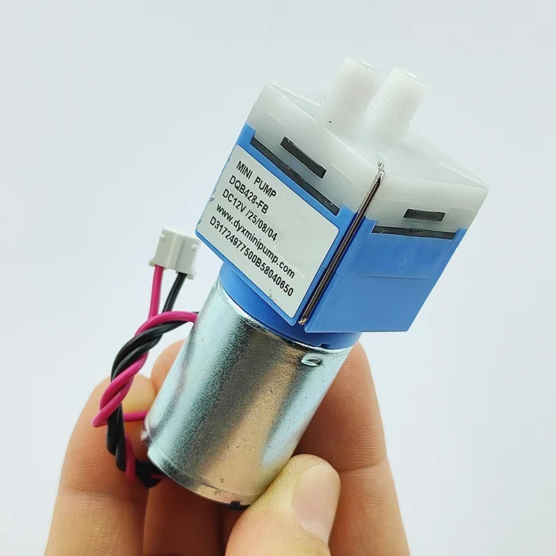 DQB428-FB 미니 진공 다이어프램 펌프 28MM DC 6V-12V 소형 370 모터 음압 흡입 DIY 인플레이터 공기 산소 펌프