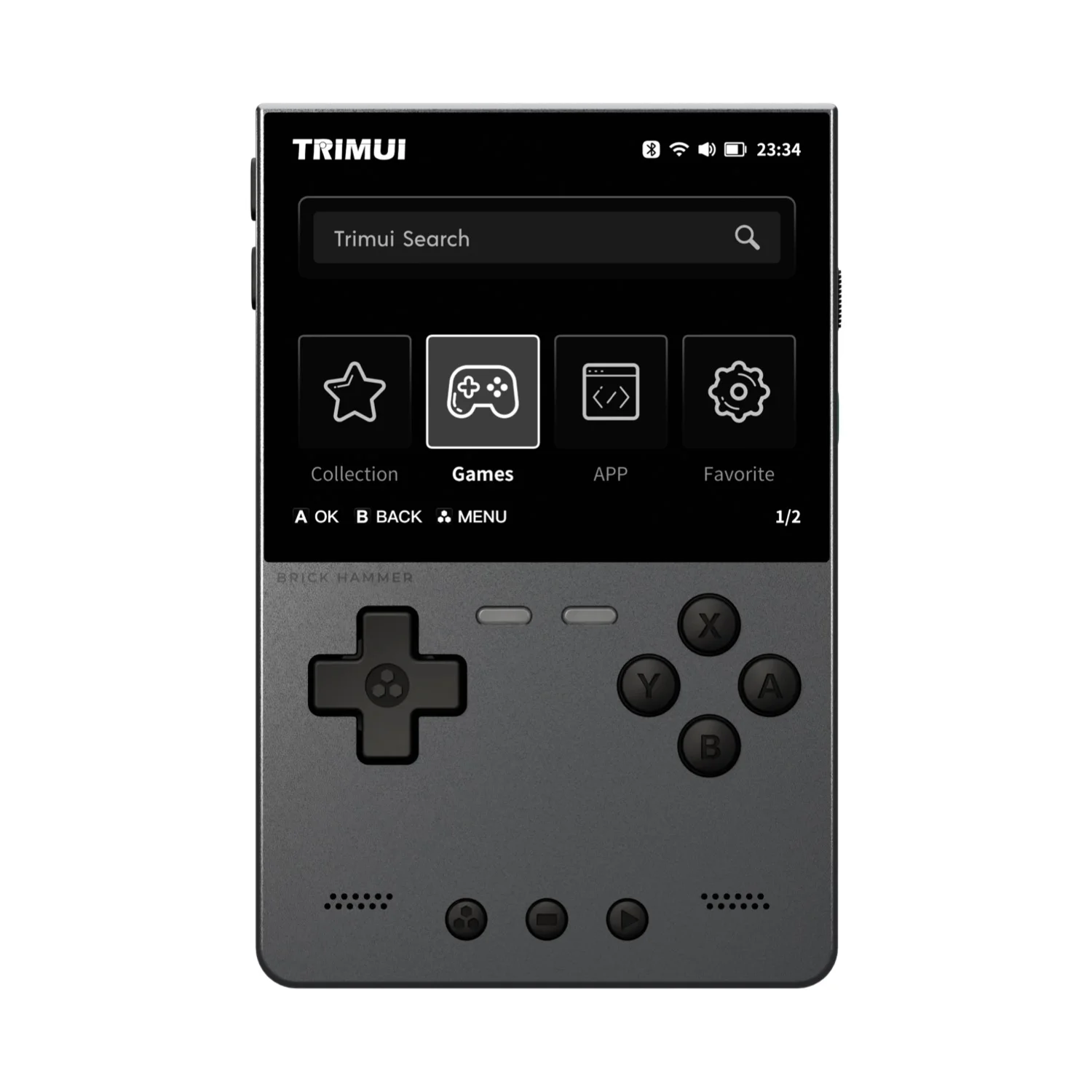 Trimui Brick Retro Handheld Game Console Linux Cnc Metal Exterior_voghion.com