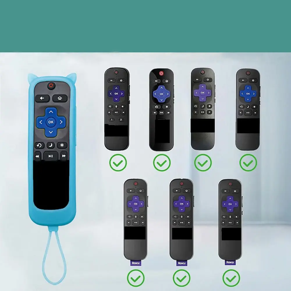 Luminous Silicone TV Remote Control Cover