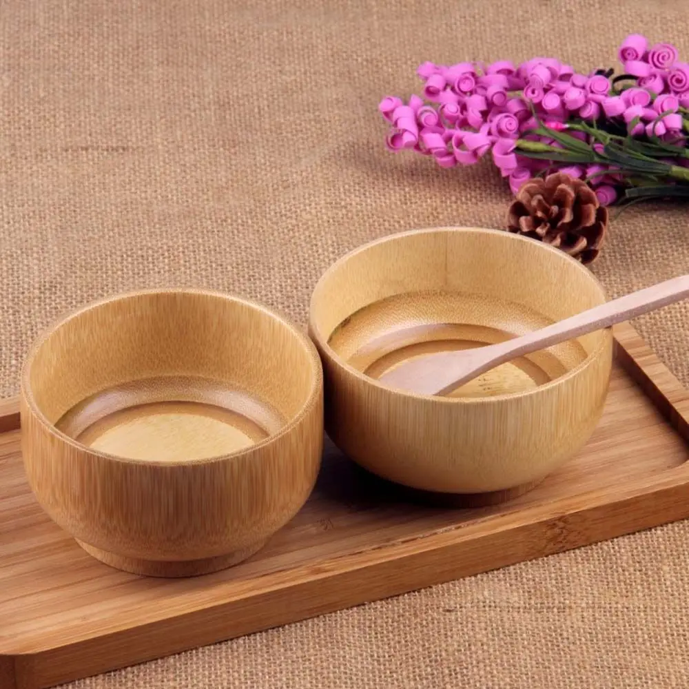 Handcrafted Bamboo Vegan Tableware Bowl