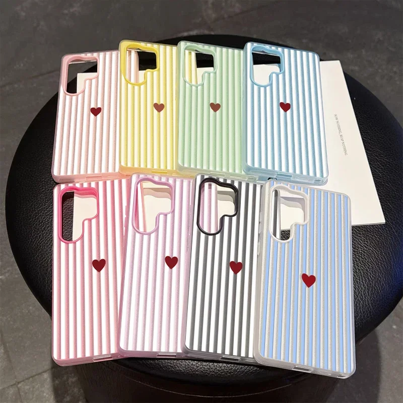 Colorful Stripe Pattern Soft Candy Phone Case
