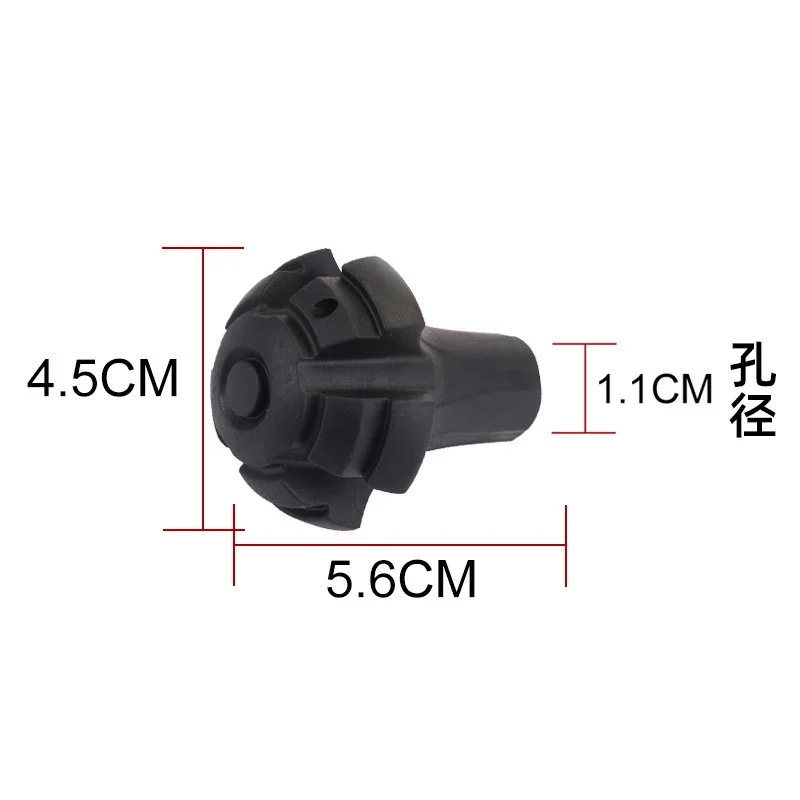 PATIKIL Randonnée Pôle Pointes Accessoires, 2Pcs 14mm Marche Bâton Remplacement Capuchons Terminaux Pointe Protections pour Externe Randonnée Escalade Ski