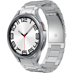 Premium Titanium Strap for Smartwatch - Elegant Metal Bracelet Wristband (Silver)