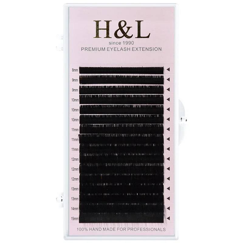 Mix 8~15 mm 16 Lines Premium Natural Synthetic Mink Individual Eyelash Extension Makeup Maquiagem Cilios H&L SINCE 1990 eyelash extension eyelash extensions eyelash extension lashes fake eyelashes false eyelashes eyelash makeup tools
