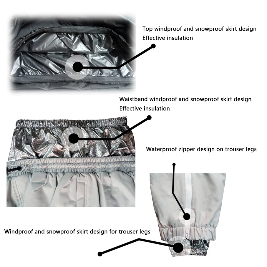 -30°C Snowboarding Jacket & Pants Set - Unisex