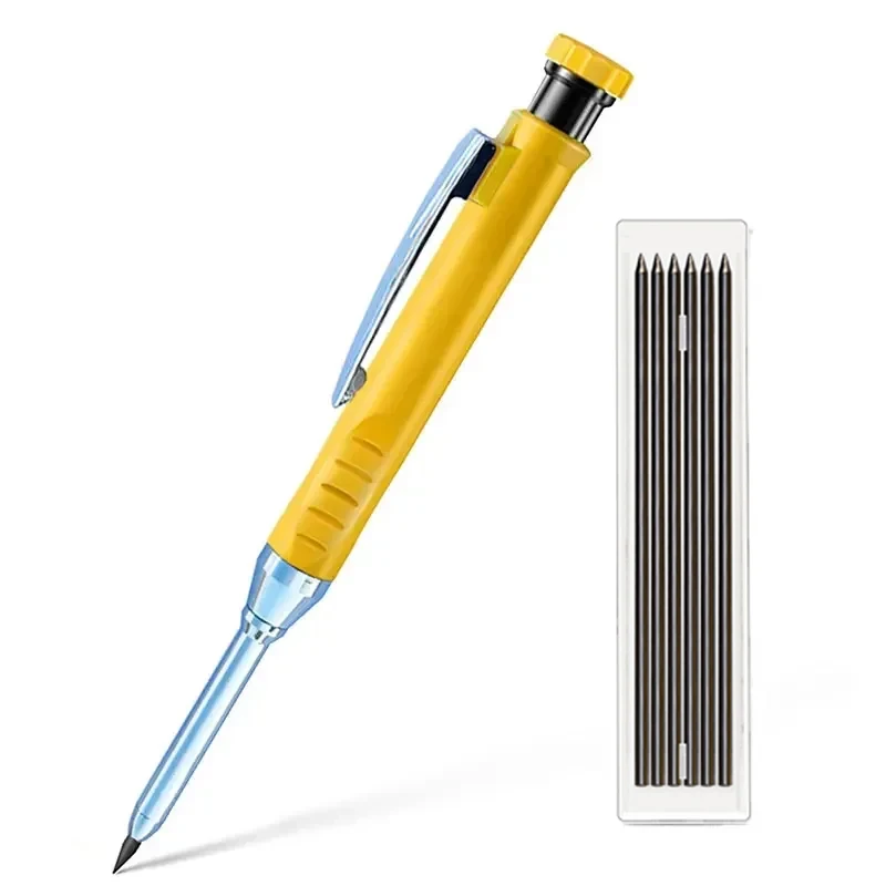 Solid Carpenter Mechanical Pencil with Built-in Sharpener