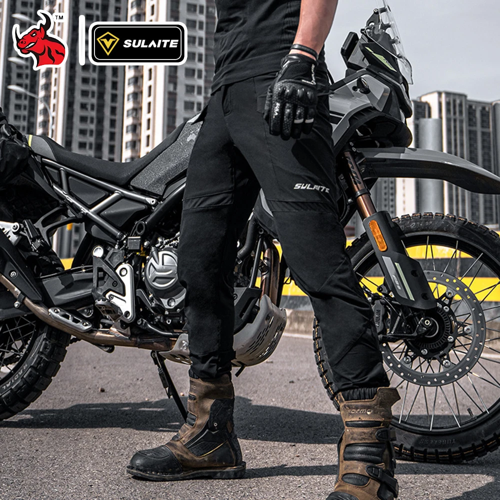 에어플로우 모터바이크 사이클링 팬츠 액션 경량 아웃도어 하이킹 여행 스포츠 어드벤처 다기능 롱 팬츠