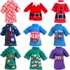 Pop Doll Clothes Christmas Style Print Bodysuit/Tops For 11.8Inch Barbis Doll Clothing Accessories Girl's Christmas Toys Gifts 1