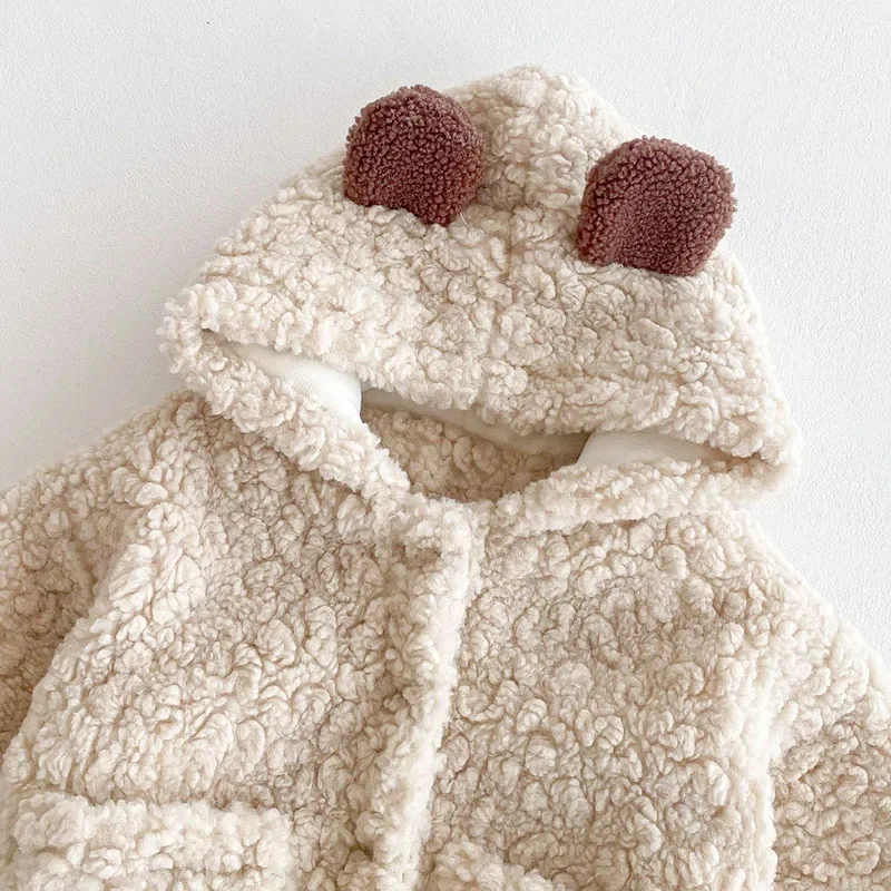 New Winter Newborn Baby Boys Girls Thick Coat Infant Baby Girls Boys Thicken Warm Cardigan Coat Children Thick Warm Clothes