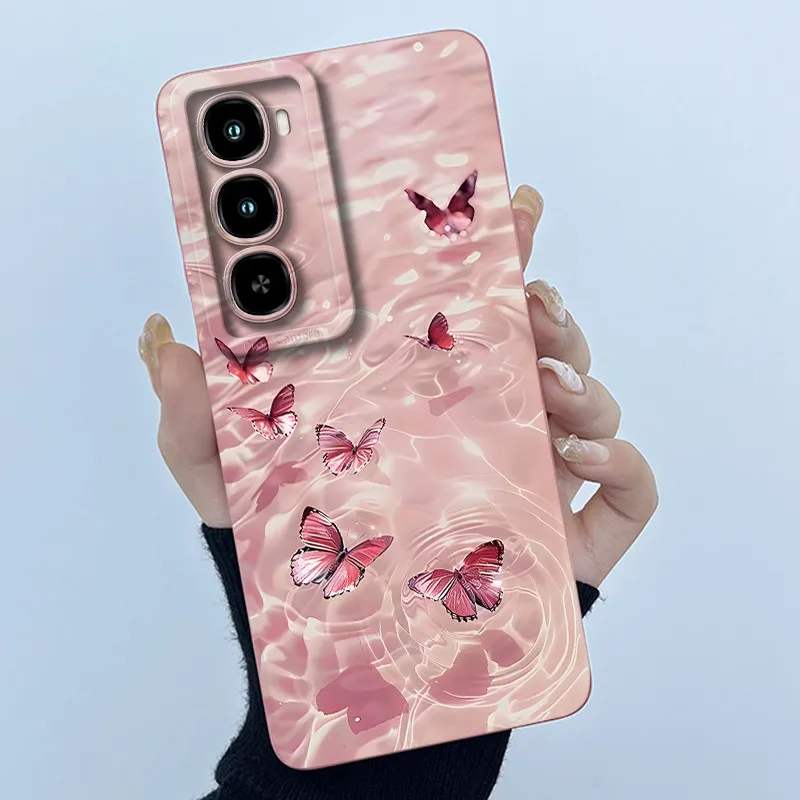 Fashionable Oil Painting Floral Soft Liquid Silicone Phone Case Shell and Back Cover