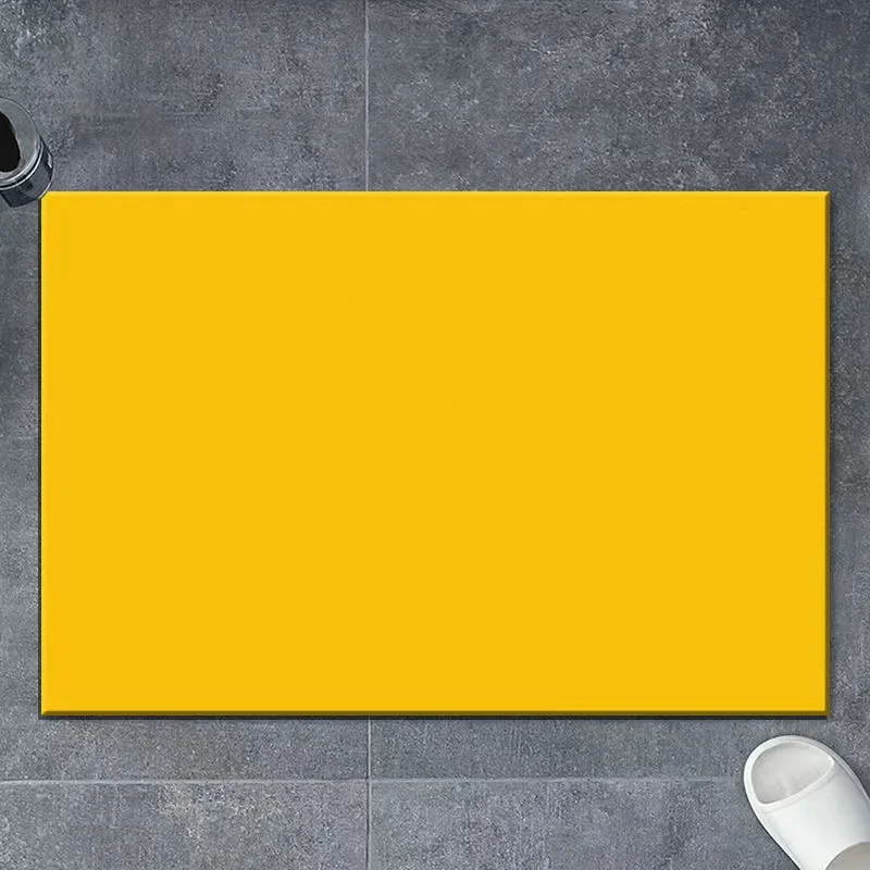 

GGGDing01 Golden Bathroom Carpet Long Hotel Home Office Absorbent Carpet