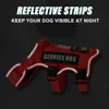 Service Dog Vest No Pull Dog Harness with 4 Dog Patches, Reflective Pet Harness with Durable Soft Padded Handle for Training Med 4