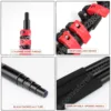 36 FT Water Fed Pole System Window Cleaning Brush Solar Panel Washing Tool with 10.8 Meters Telescopic High Reach Handle 4