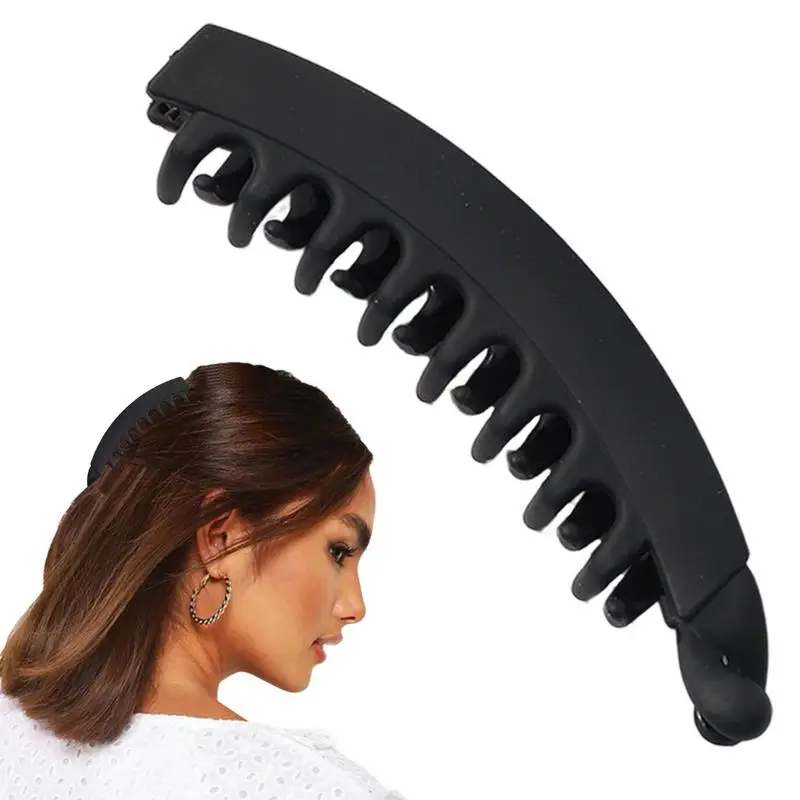 

Shark Clips For Hair Cute Hair Accessories Banana Shaped Hairpins For Thick Hair Non-Slip Shark Claw Clips For Curly Hair