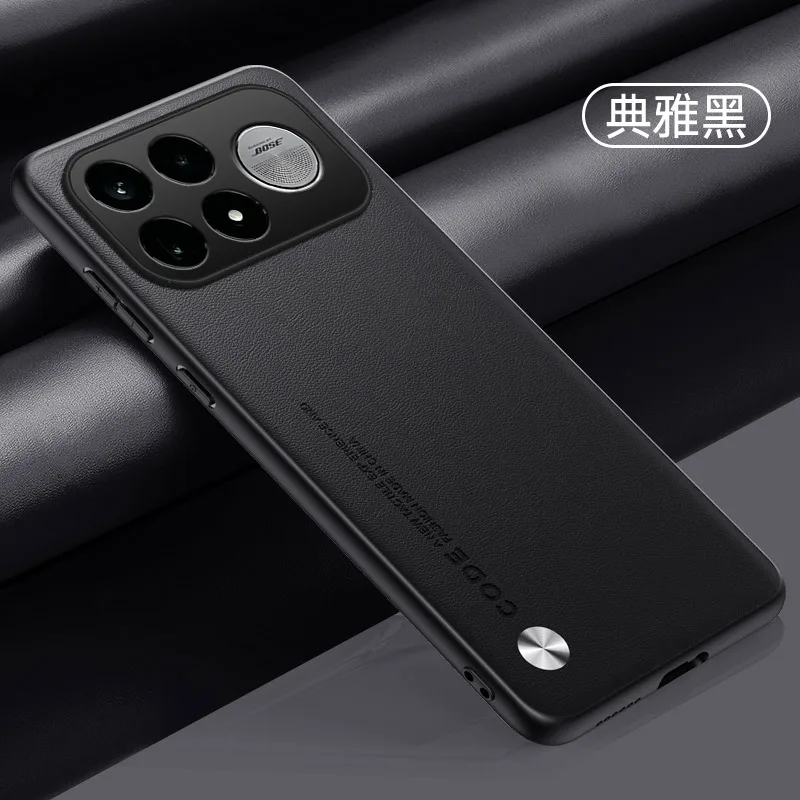 Premium PU Leather Shockproof Hard Case with Silicone TPU Bumper