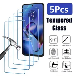 Premium Tempered Glass Screen Protector Set - Pack of 5 for 5Pcs Tempered Glass (Moto G14 4G)