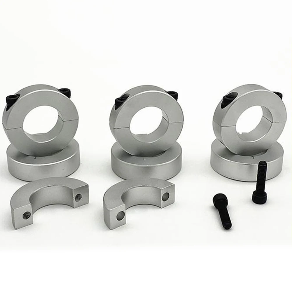 Produktbild von Doppelt Geteilte Klemmmanschette Aus Aluminiumlegierung – Für Wellen Von 6–40 Mm, Mit M6 Schrauben, Für CNC & Industrielle Befestigung