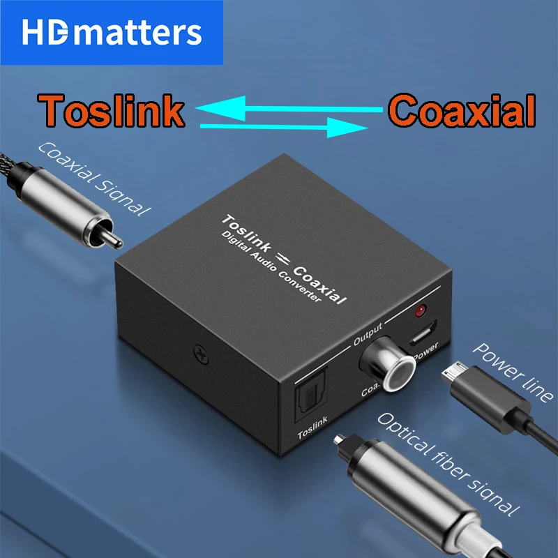 Digital Optical Digital Coaxial Converter Digitaltoanalog Converter