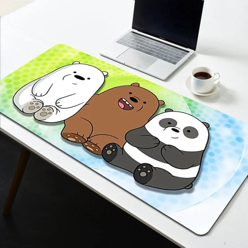 

Cute Cartoon Bear Mousepad Gaming Mouse Pad Kawaii Desk Mat Office Accessories Pc Cabinet Games Computer Keyboard Mats For Gamer