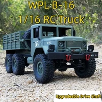 WPL 1:16 B16 2.4G Remote Control Military Truck RTR/KIT Version Six-Wheel Drive Simulation Toy Climbing Car Model Holiday Gift 1