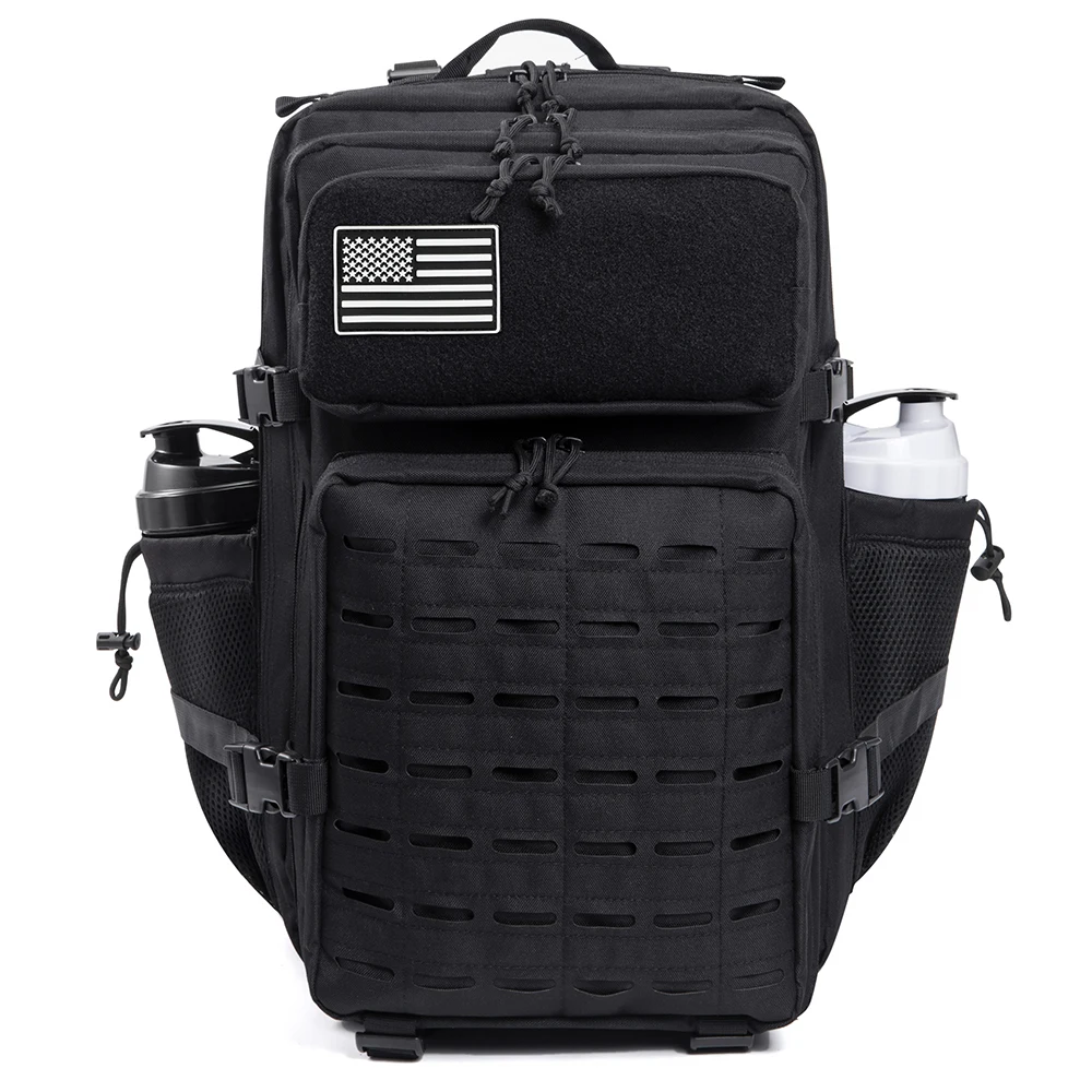 45L Tactical MOLLE Backpack with Bottle Holder