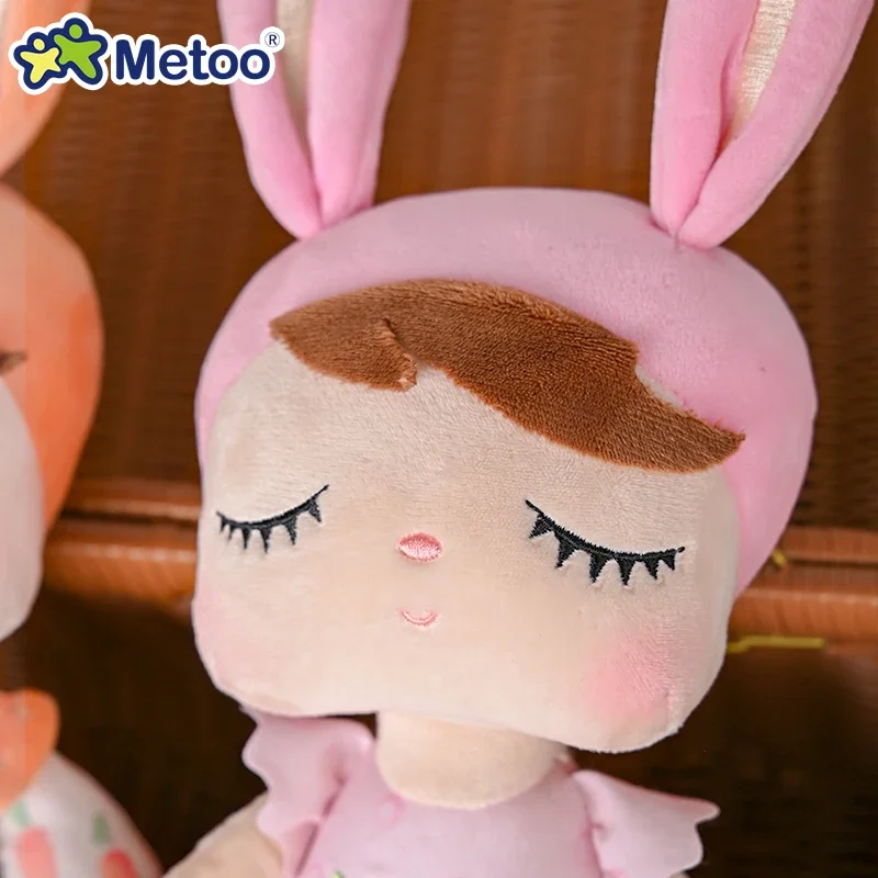 오리지널 메투 안젤라 인형, 토끼 봉제 장난감, 귀여운 어린이 생일 선물, 35cm