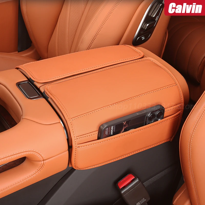 

For Look Up U8 Dedicated Central Armrest Box Cover Car Armrest Box Protective Leather Cover Scratch and Wear Resistant Pad