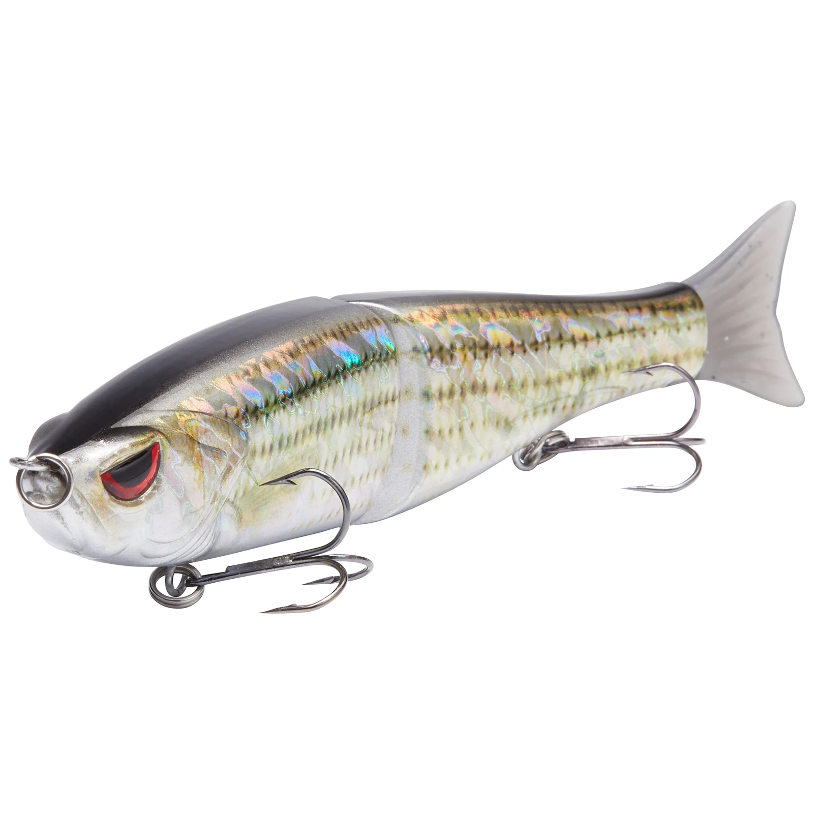 Bassdash Glide Baits for Pike Salmon Trout Topwater Single-Jointed Swimbait  Bass Fishing Lure 11.43cm/18.5g 17.78cm/62.5g
