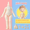 9.6cm 11CM Moveable Joints Doll toys YMY body suitable for GSC head ob11 1/12BJD doll body spherical joint doll toy hand set 1