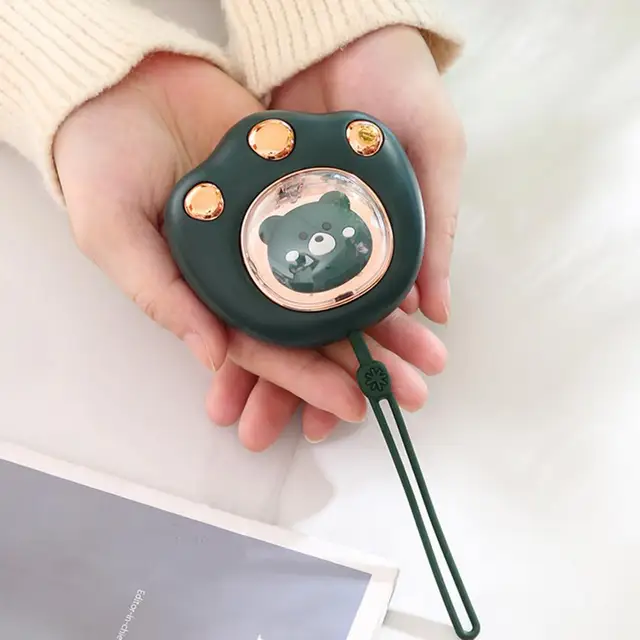 Aranyos Macska Karom Kézi Kardászó Egy Másodperces Fűtés 2 Hőszint Mini Alakú Elektromos Kézmelegítő Calentador Sofőr Fő