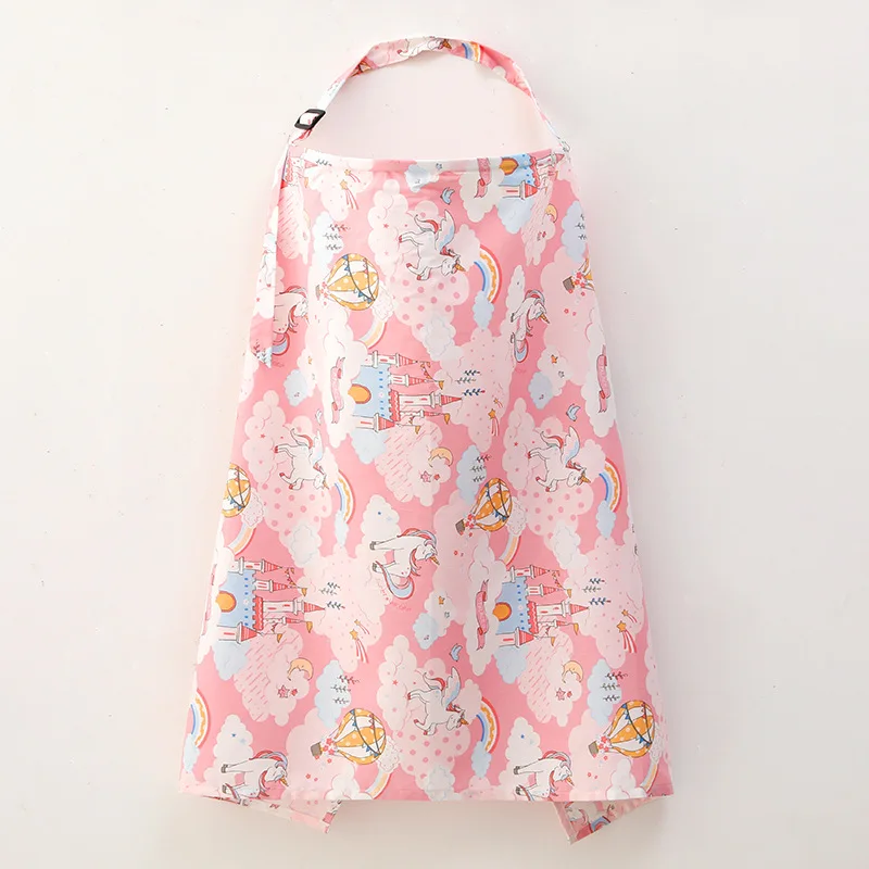 Breastfeeding Nursing Drape-Seasonal Nursing Scarf with Anti-Exposure Shoulder Strap for Public Feeding & Privacy