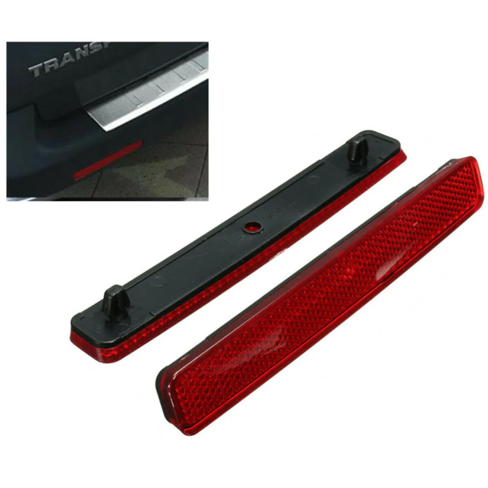

1 Pair Rear Bumper Reflector Right & Left Side 7e0945105 - 106 For Transporter T5 Accessories