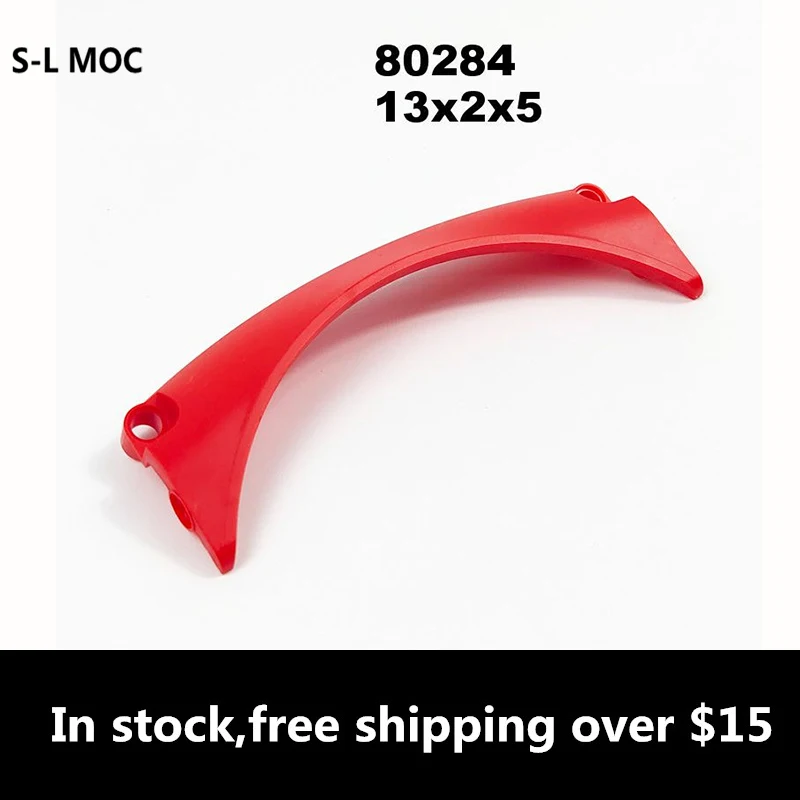 80284 Panel Car Mudguard Arched #42 13X2X5 Brick Collection Bulk Modular Gbc Toy Per Tecnico Moc Building Block Sp3