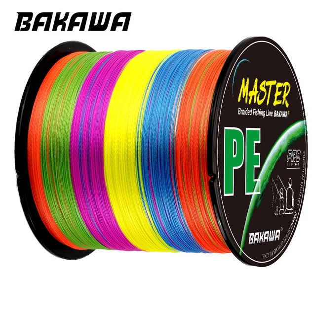 BAKAWA 4 Braided Strands Pesca Fly Fishing Line100M 300M 500M