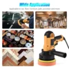 Electric Polisher 5 Inch Car Polishing Kit 700W Variable Speed automotive polisher Waxing Machine Auto Parts Power Tools 4