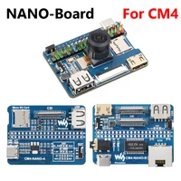 Option CM4-NANO-A/B/C Raspberry Pi CM4/CM5 IO Board computing module super mini and has the same size as the CM4/CM5 core board 1