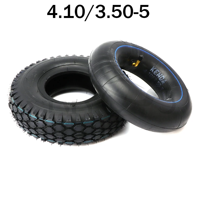 

For 49cc Mini Quad Dirt Bike Scooter ATV Buggy Gas Scooter Wheelbarrow Motorcycle Tyre 4.10/3.50-5 Tire and Inner Tube