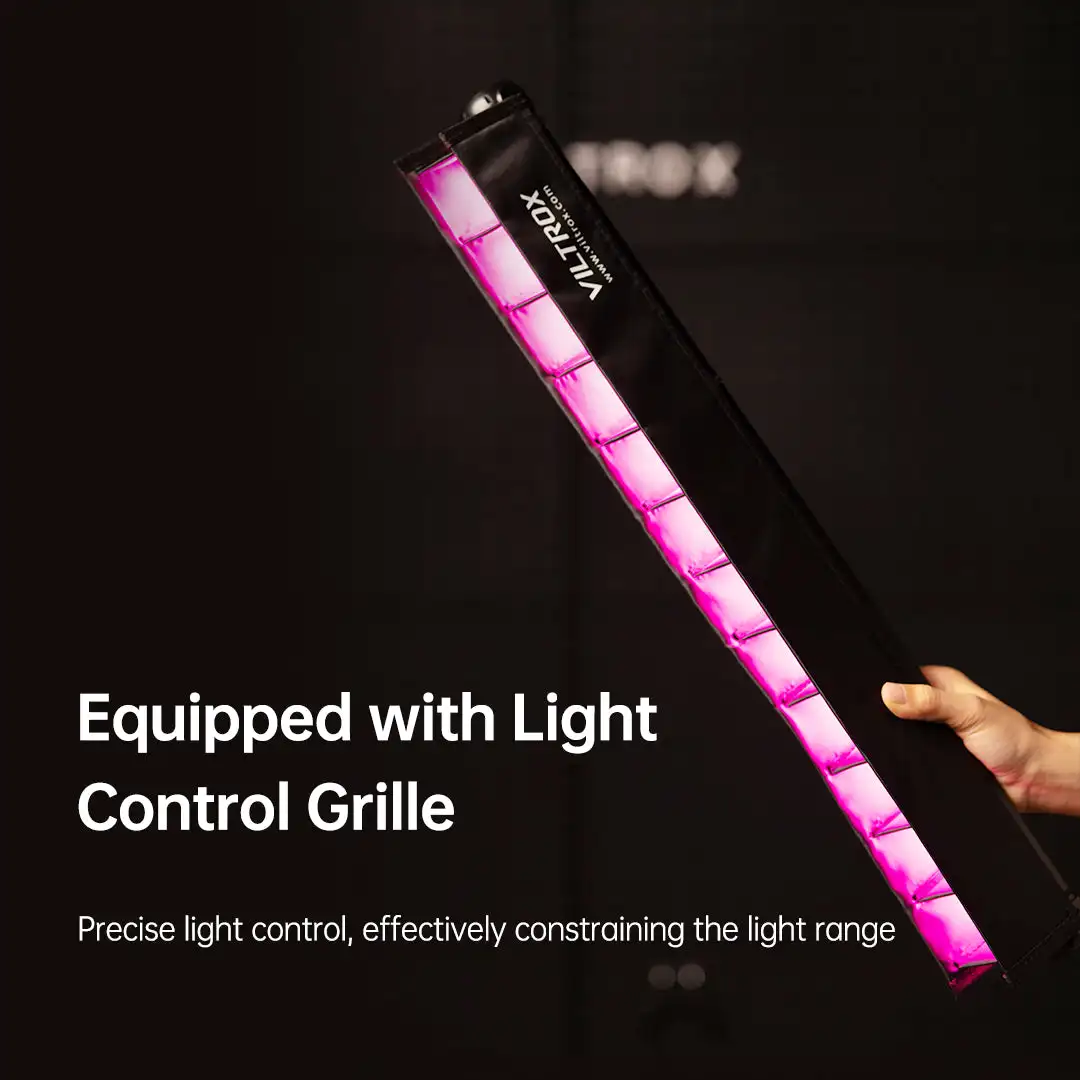 K60 RGB LED Stick Light 20W Handheld Tube Wand Stick 2500K-8500K Photography Lig