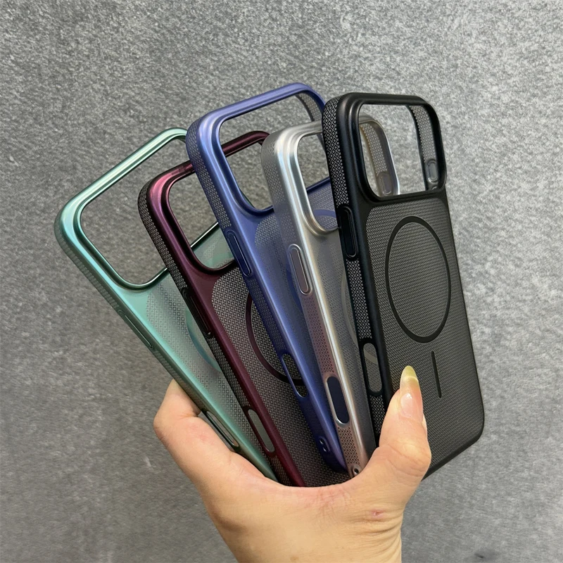 Ultrathin Magnetic Translucent Matte Phone Case with Wireless Charging Capability