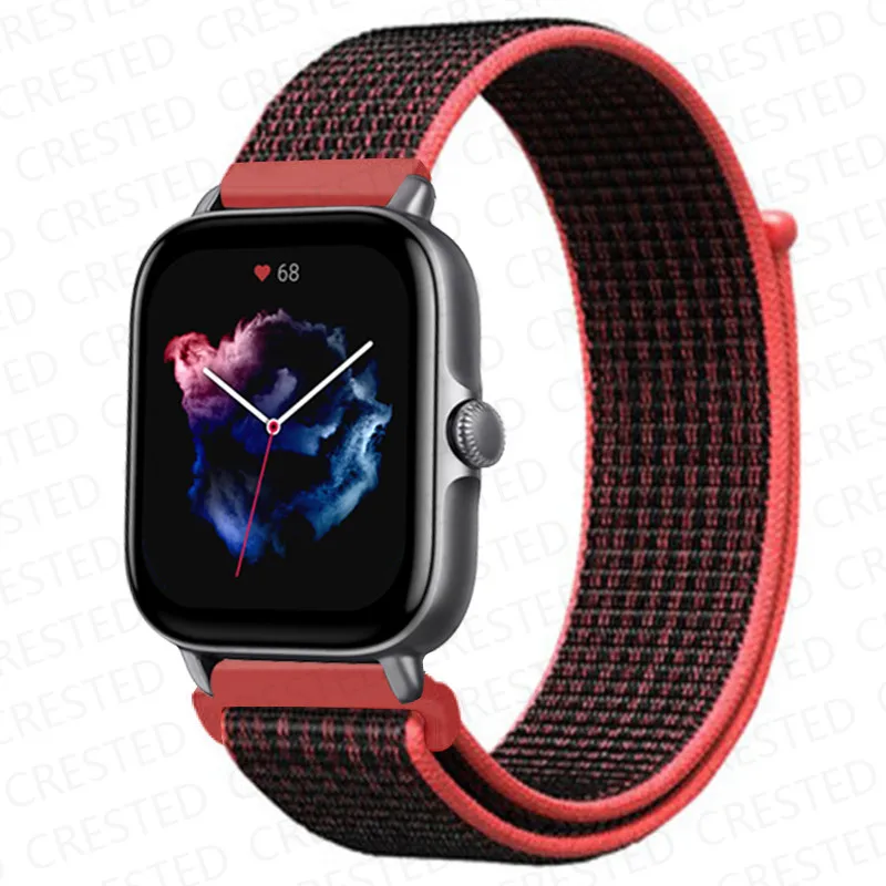 Nylon Sport Watch Band Bracelet - 20mm/22mm Adjustable Strap