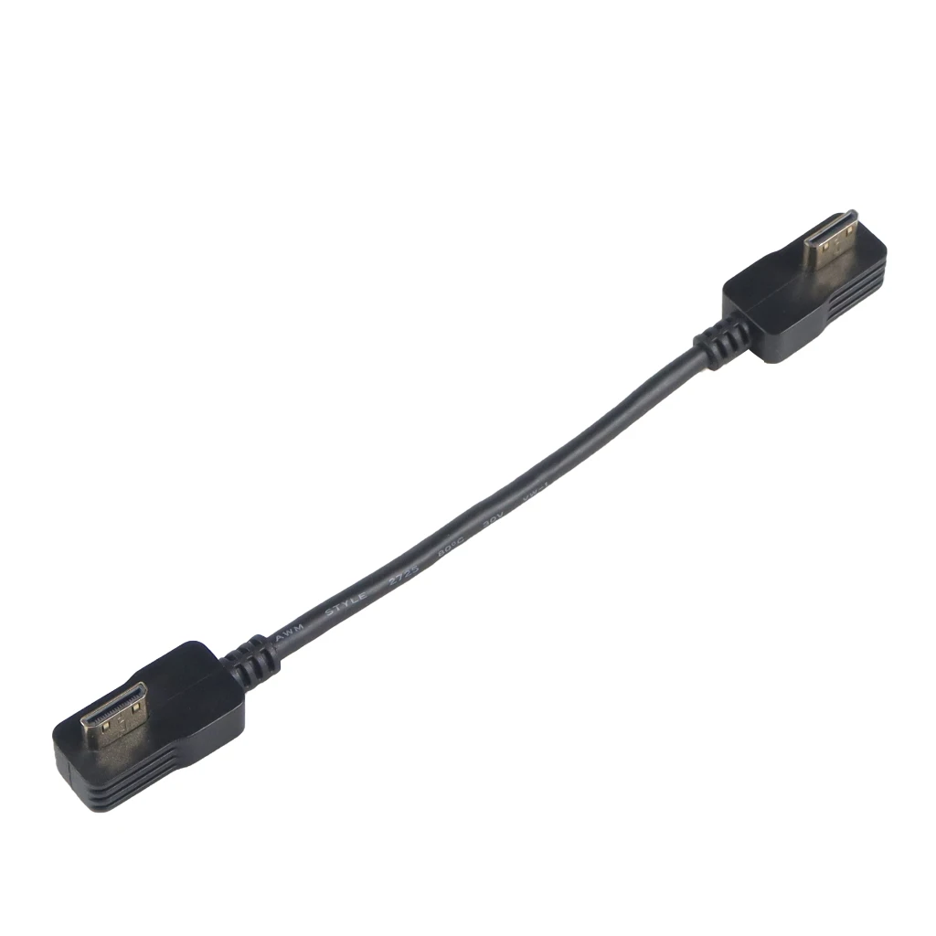 10cm Mini HDMI-Compitable FPV Adapter Extension Cable For Shark Byte RX5.1 Receiver For Skyzone Fatshark FPV Glasses Accessories