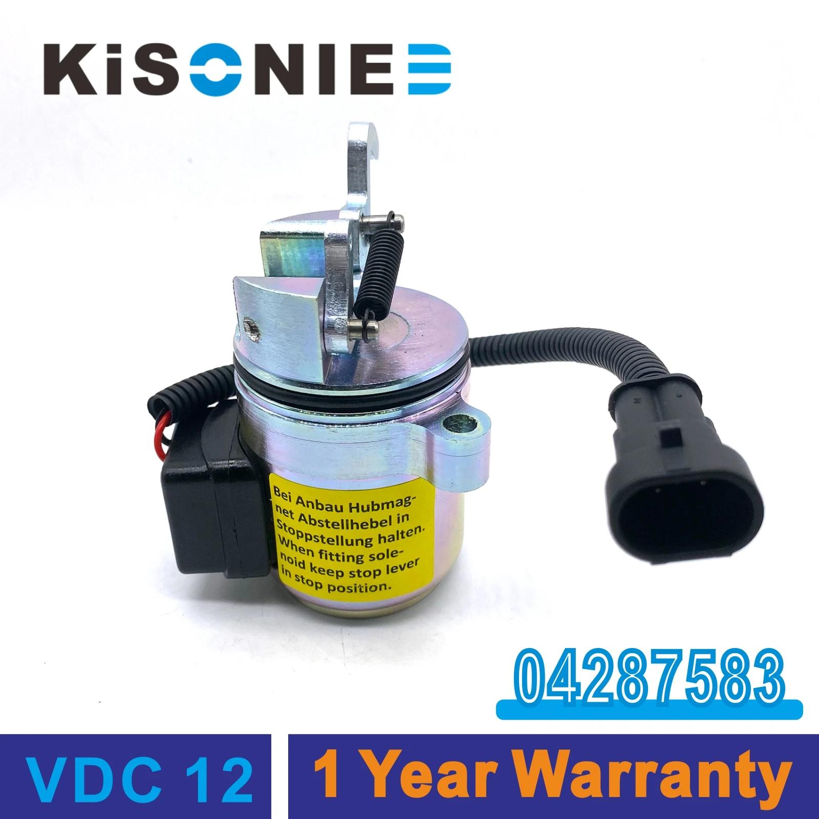 04287583 12V Fuel Shut Off Solenoid 04287116 04102390 For Deutz Engine