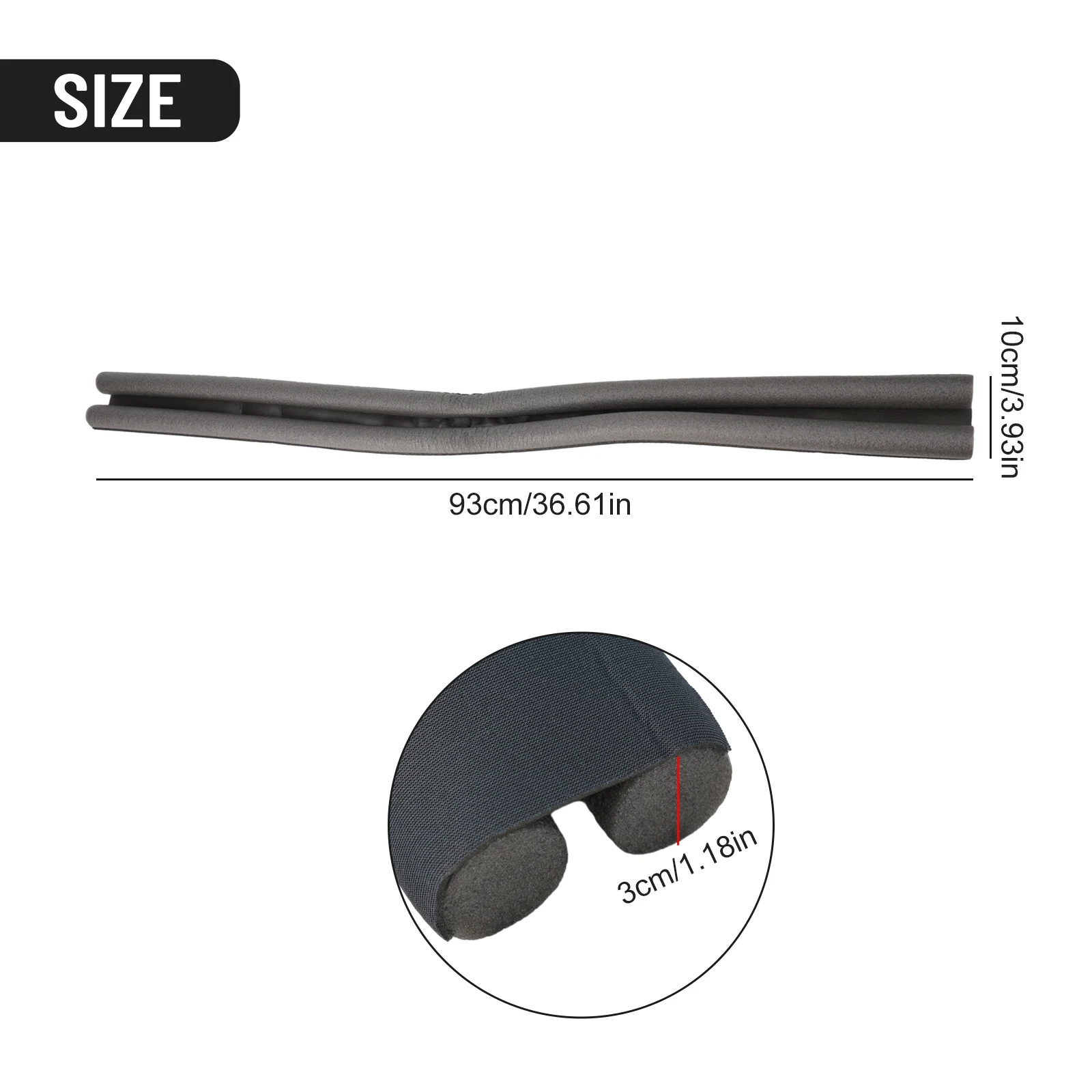 Description Picture 5 of itemWindproof Seal Strip Draught Excluder Stopper Door Bottom Guard Double Protector Doorstop Dustproof Blocker Sealer Soundproof
