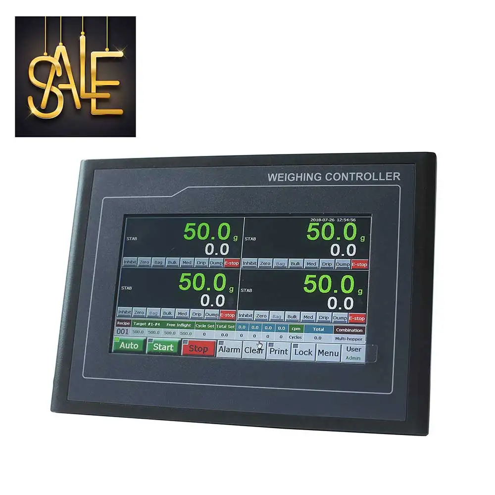 

Supmeter High Quality 4 Scales/Hopper Filling Controller, 10-50kg Organic Fertilizer Packing Scales Controller