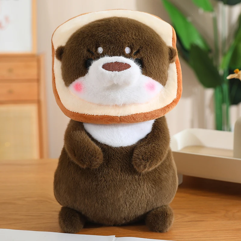 thumbnail image 1 of Peluche de nutria kawaii, adorable nutria que se convierte en dinosaurio, conejo, unicornio, muñeco de peluche, almohada de animal de dibujos animados suave, regalo de cumpleaños, 1 of 5