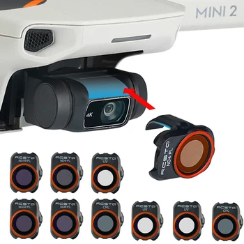 드론 렌즈 필터 키트 액세서리 1/4/6 개, DJI Mavic Mini 1 2 SE 교체용 UV/CPL/ND/PL