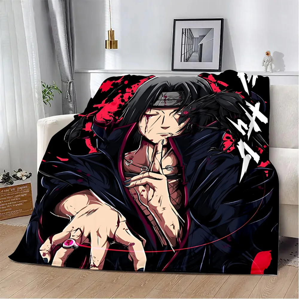 Anime Uchiha Itachi Printed Blanket Picnic Blankets Warm Blanket Soft and Comfortable Blanket-N-N-Narutos Home Travel Birthday 2