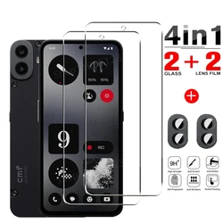 4 - in - 1 Tempered Glass Screen and Camera Lens Protector - Nothing Phone 2A (2Glass 2Lens)