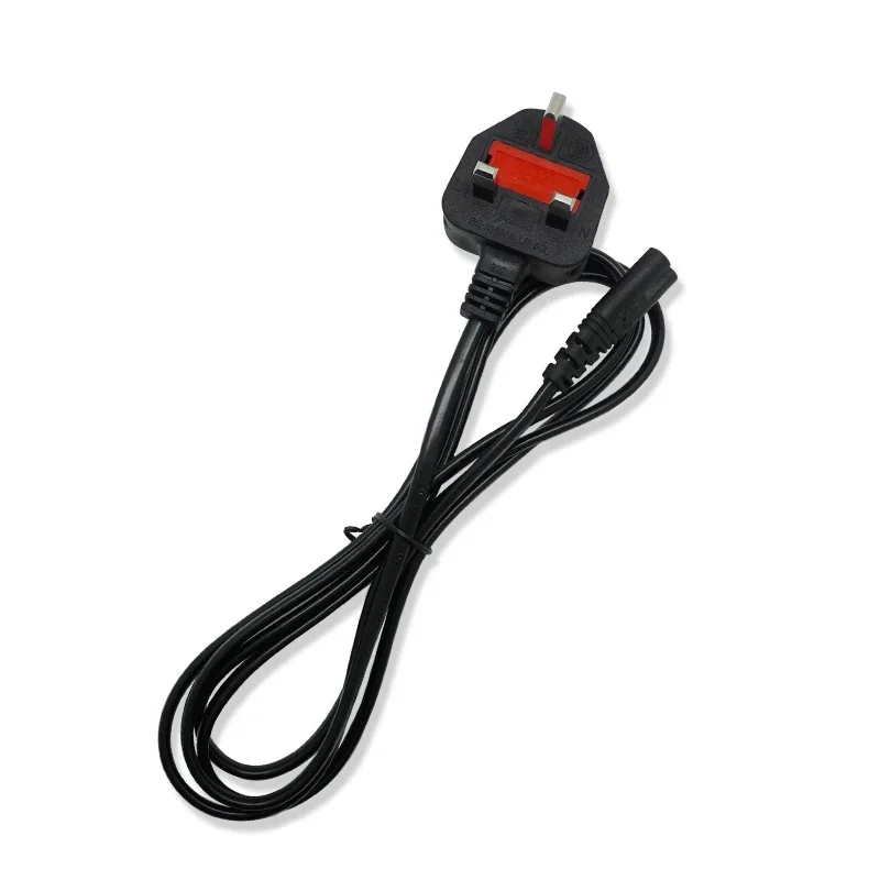 Newest 2.5A 250VUK Plug 2Pin Power Cord Cable Laptop AC Adapter Lead 2 Pin Figure 8 Power Adapter Cable