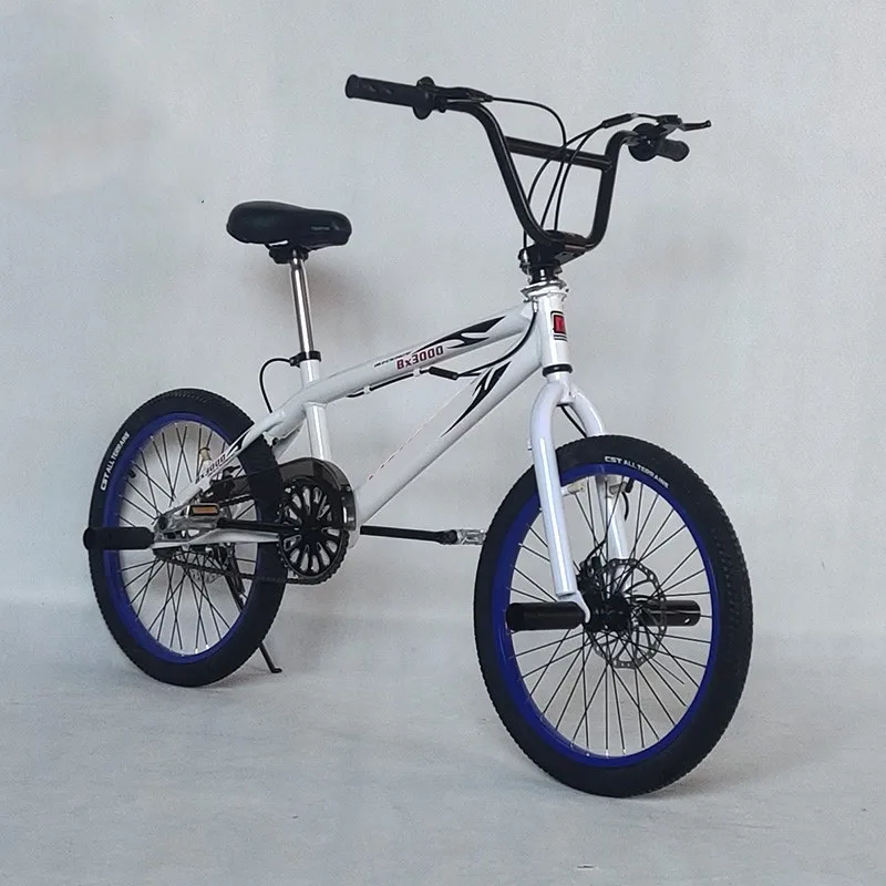 Paire De Roues BMX 20 Pouces – Alliage Noir, 10 Rayons Chromés, Roue Libre Avant Et Arrière